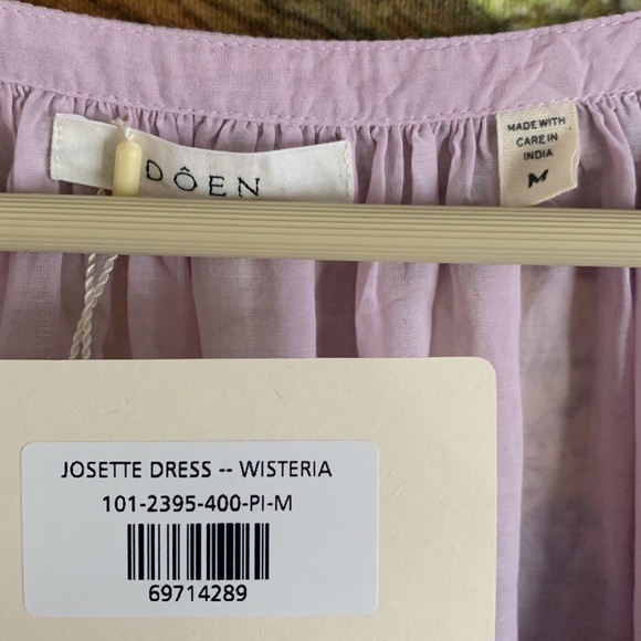 Doen Josette Dress in Wisteria NWT Size Medium DÔEN - Picture 6 of 16